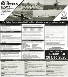 Pakistan Navy Latest Jobs 2021